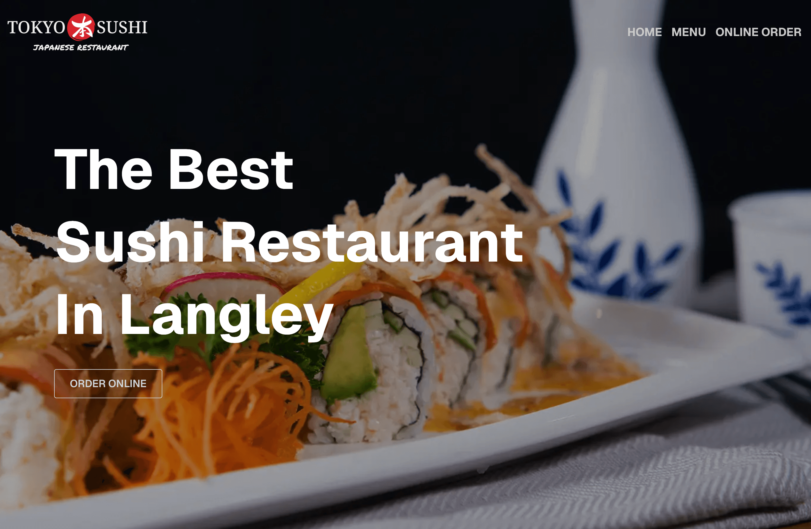 Restaurant Website image